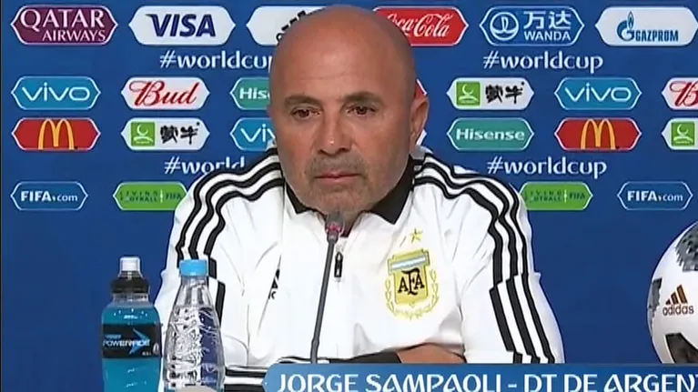 Jorge Sampaoli: "Estoy convencido de que contra Nigeria va a ser un punto de partida"
