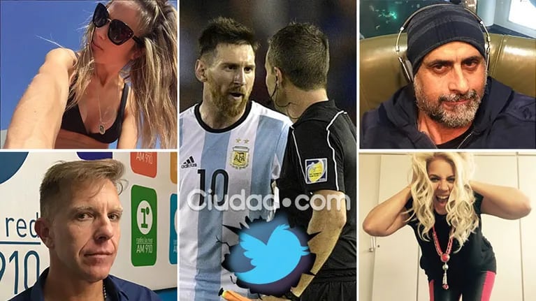Los famosos lamentaron la sanción a Messi en la Selección desde Twitter. (Foto: AFP e Instagram)