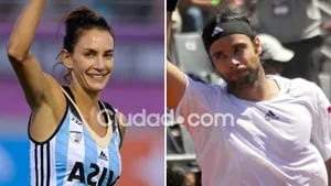 Luciana Aymar y Fernando González, romance olímpico (Foto: AFP - Ciudad.com)