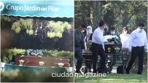 Las imágenes del doloroso último adiós a Sergio Denis en el cementerio de Pilar (Fotos: Grosby Group)