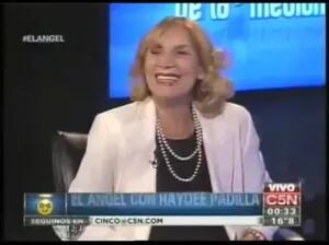 Haydée Padilla confesó en TV que adoptó una hija de manera ilegal en 1975: no sabía que estaba al aire