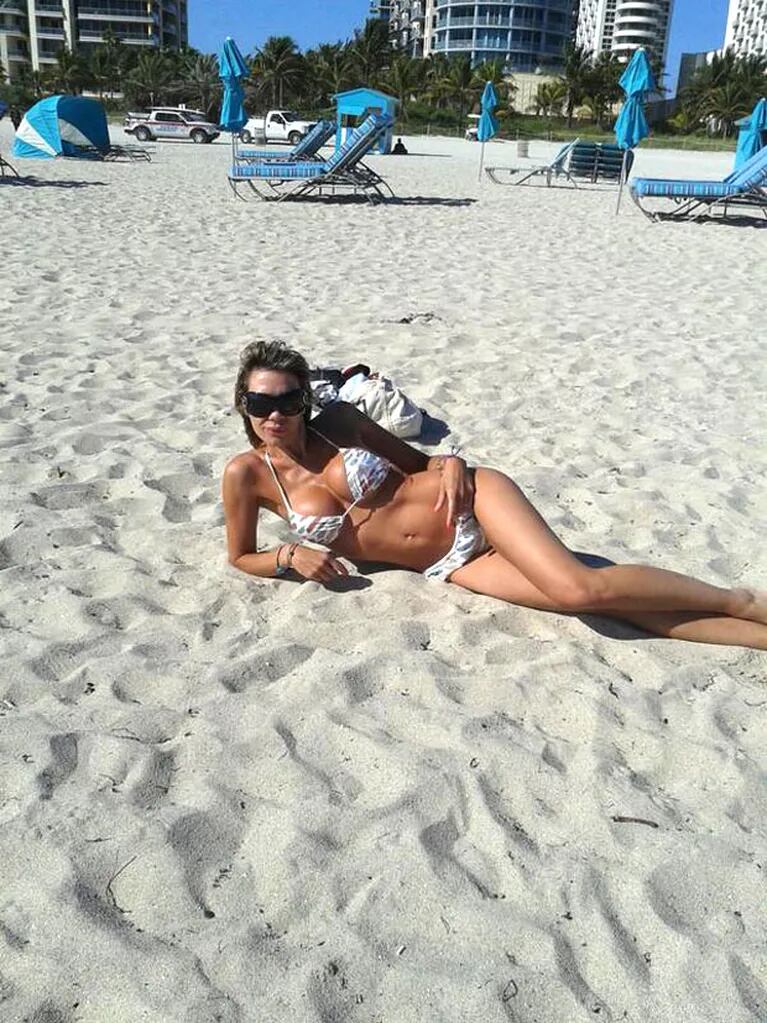 Greta Rodríguez: lujos, mar y "lomazo", en las playas de Miami (Foto: Twitter).