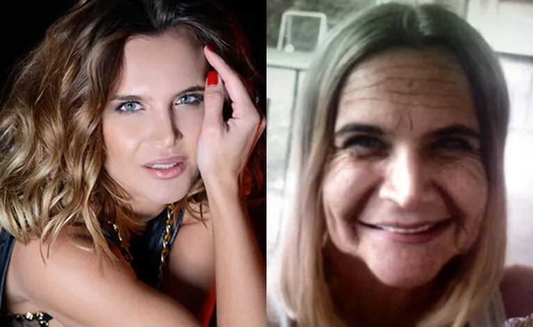 Amalia Granata: el antes y el después (virtual) que reveló la modelo (Fotos: Web y Twitter). 