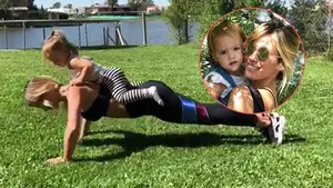 El divertido video de Rocío Guirao Díaz ejercitándose con su hijita Roma: "Hago lo que puedo"