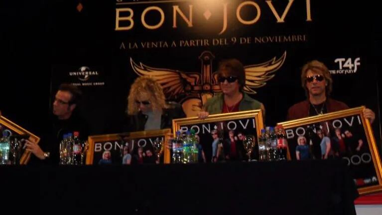El mal humor de Jon Bon Jovi en su visita a la Argentina