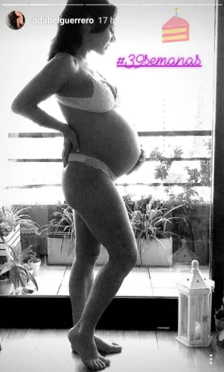 La ansiedad de Adabel Guerrero, embarazada de 8 meses: "Se hace difícil estos últimos días, pero todo vale la pena"