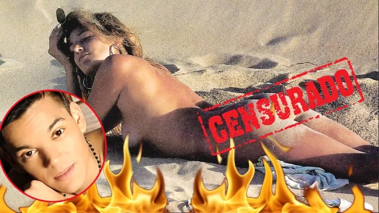 El desnudo total de Marian Farjat en Punta del Este (Fotos: revista Pronto y Ciudad Magazine)