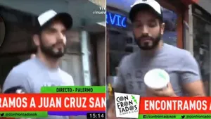 Las primeras imágenes de Juan Cruz Sanz, tras la viralización de sus videos íntimos.