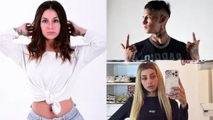 La reacción de Luli Romero, la supuesta tercera en discordia entre L-Gante y Tamara Báez, al ser indagada por el escándalo (Fotos: Instagram y Web)