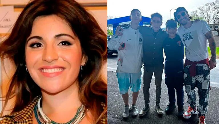 Gianinna Maradona mostró su fin de semana con Daniel Osvaldo, su hijo mayor, Benjamín Agüero y Claudia Villafañe.