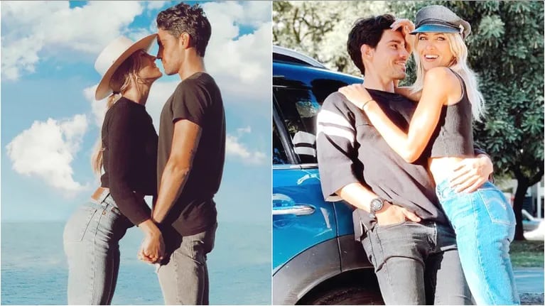 La romántica dedicatoria de Cande Ruggeri a su novio por sus 6 meses de noviazgo (Fotos: Instagram)
