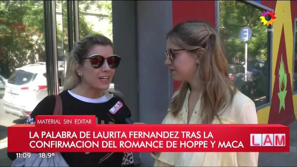 Laurita Fernández habló del romance de Federico Hoppe y Macarena Rinaldi