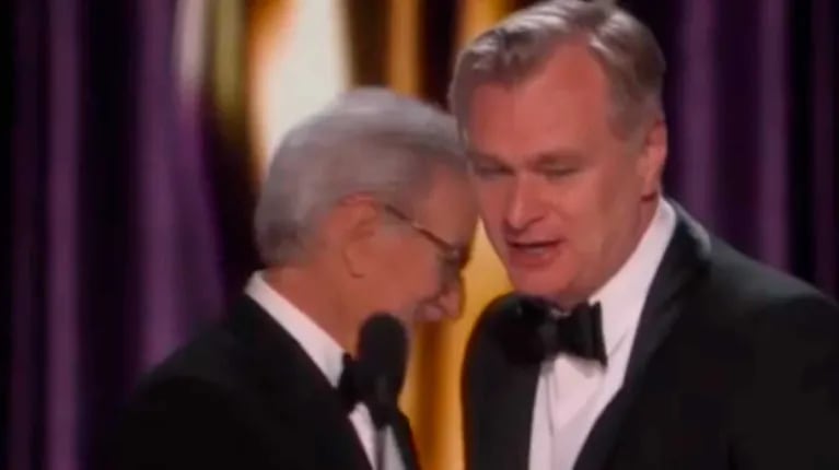 Christopher Nolan ganó el Oscar a mejor director por Oppenheimer (Foto: captura TNT)