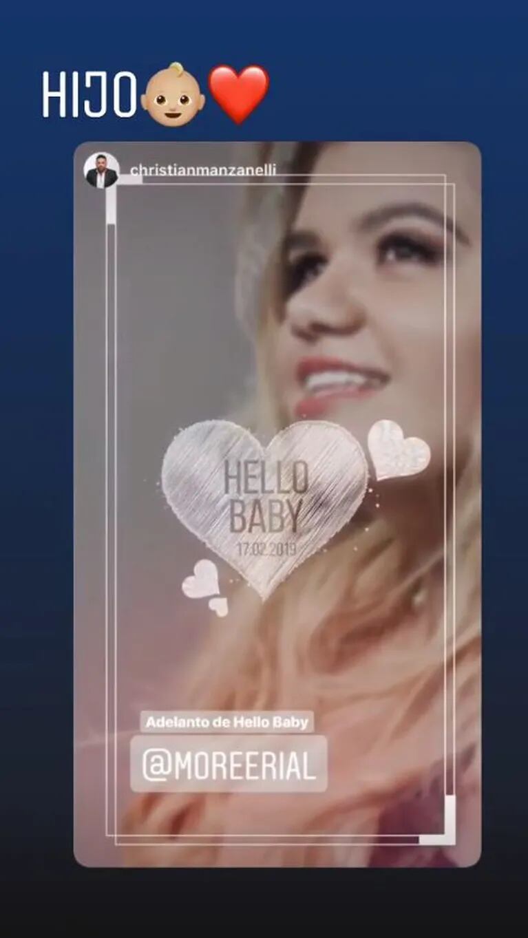More Rial compartió un adelanto de Hello, baby, su nueva canción dedicada a su hijo
