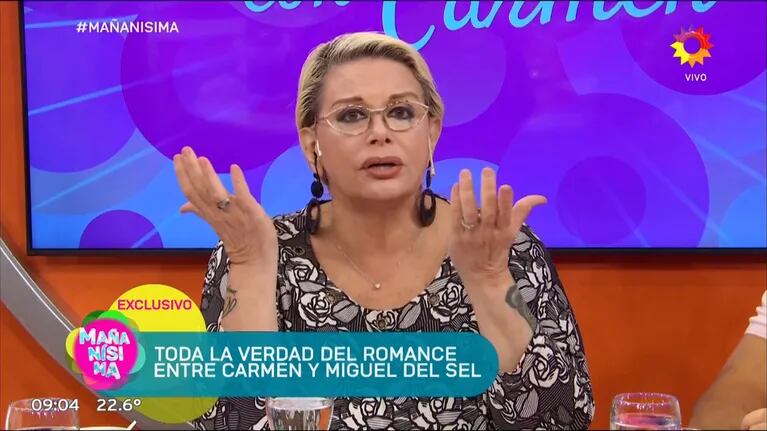 Carmen Barbieri habló sin filtro de su apasionado romance con Miguel del Sel y reveló un dato íntimo del actor