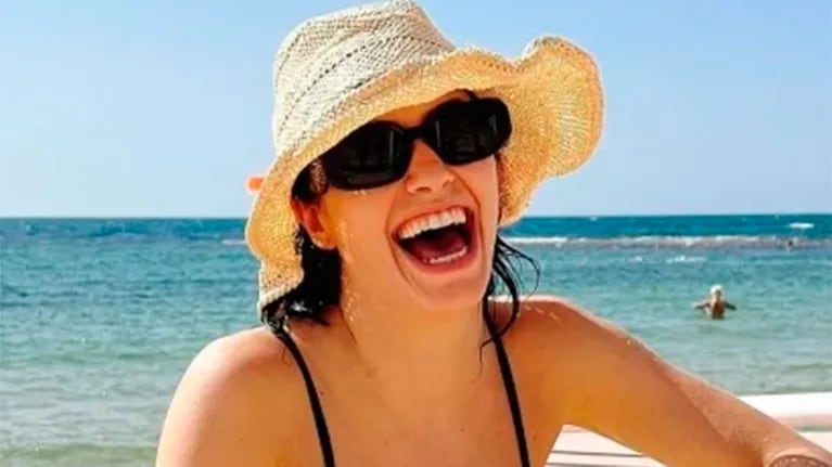 Lali Espósito se divirtió en las playas de Israel.