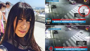 Imágenes sensibles: el video del momento en el que el hermano de Marixa Balli es atropellado por una moto