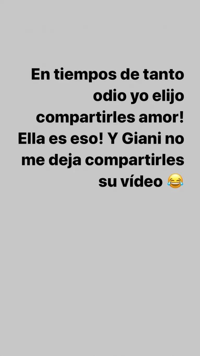 Dalma Maradona compartió un video íntimo de Claudia Villafañe, tras la intención de mostrarla como "villana" en la serie de Diego