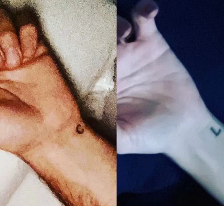 Cristina Pérez mostró el tatuaje que se hizo con su novio: "Te llevo bajo mi piel"
