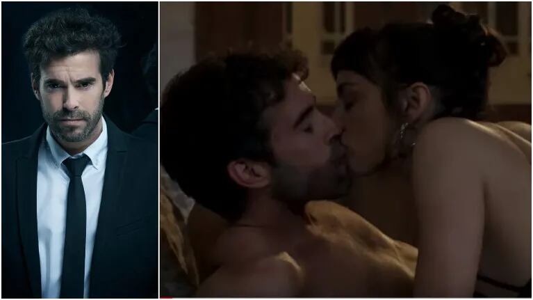 La tajante postura de Nicolás Cabré a la hora de realizar escenas de sexo (Fotos: Web y Captura)