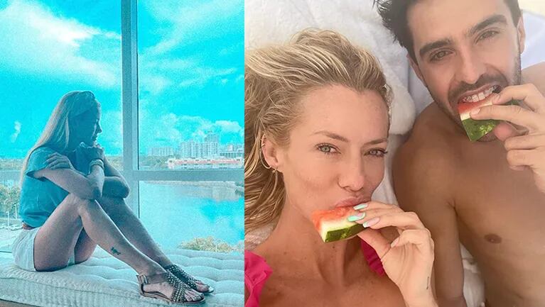 Nicole Neumann y José Manuel Urcera compartieron las fotos más apasionadas de su viaje a Miami.