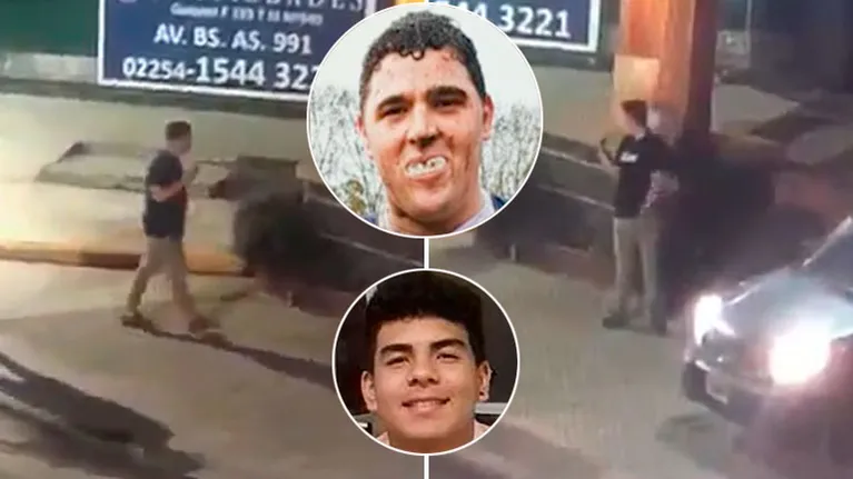 El video del instante en que Lucas Pertossi regresó a la escena del crimen y avisó que Báez Sosa caducó