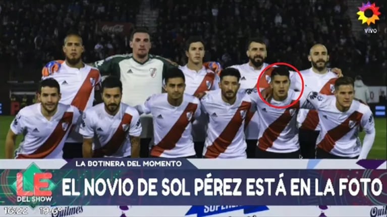 Sol Pérez, de novia con Exequiel Palacios, futbolista de River: "Viene a dormir muy seguido a casa, lo quiero"