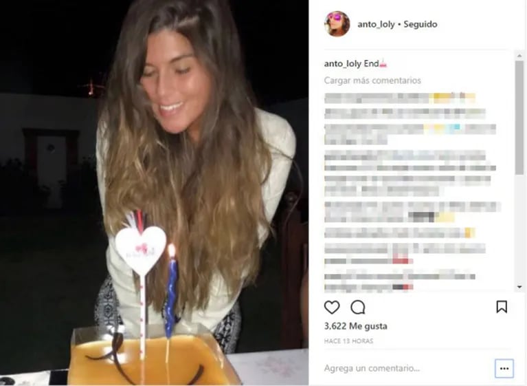 Loly Antoniale y las fotos de su cumpleaños cordobés para celebrar los 30: "Happy birthday to me"