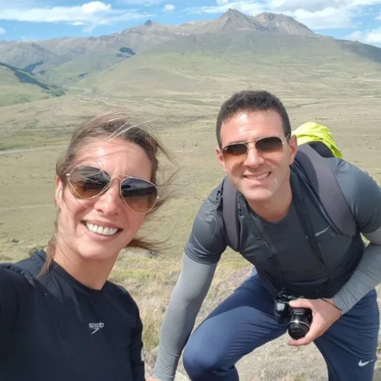 Las vacaciones de Barby Reali con su novio, Leandro Diaco, por el sur: "Maravillas argentinas a sólo un paso mío"