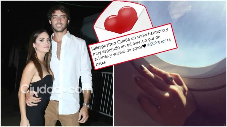 La tierna dedicatoria de Lali Espósito a su novio en Instagram (Fotos: Ciudad.com e Instagram)