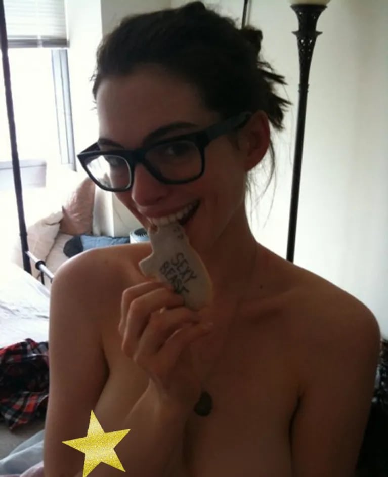 Filtran fotos prohibidas de Anne Hathaway