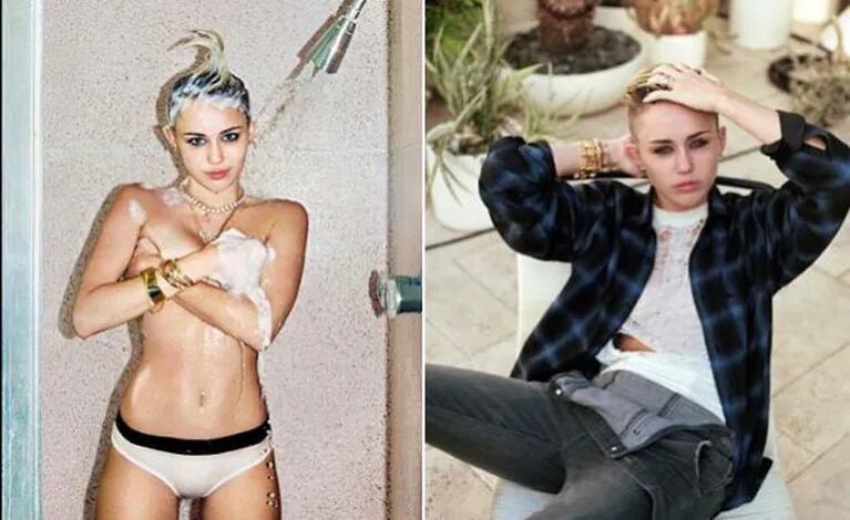 Miley Cyrus se tatuó "Rolling Stone" en la planta de los pies. (Foto: Rolling Stone)