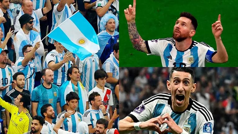 Argentina 2 - Francia 0 con goles de Messi y Di María: así se vive la final del Mundial Qatar 2022 