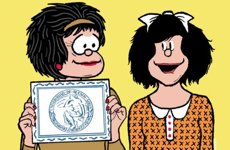 Cómo serían Mafalda y sus amigos hoy, de grandes, según la mirada de la ilustradora Rebecca Hendin