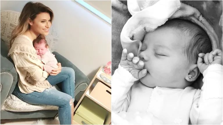 La foto más dulce de la beba de Mariana Brey, a un mes de su nacimiento (Fotos: Instagram)