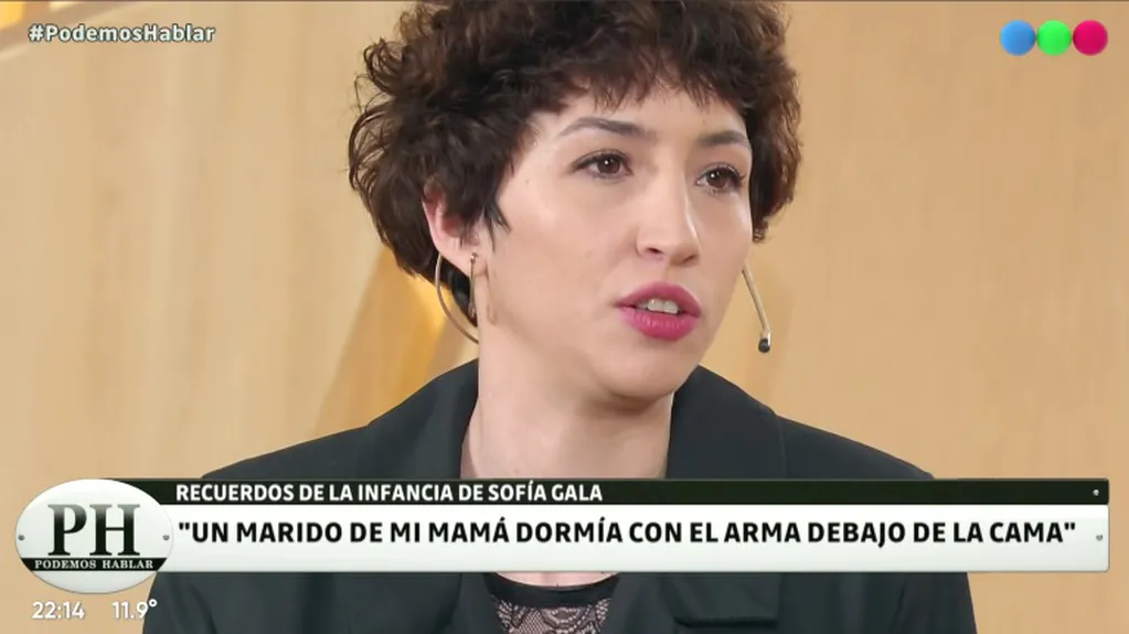 Sofía Gala habló de su miedo por las armas en PH, Podemos Hablar
