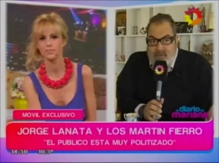 La respuesta de Jorge Lanata a los gestos de Pablo Echarri y Mex Urtizberea