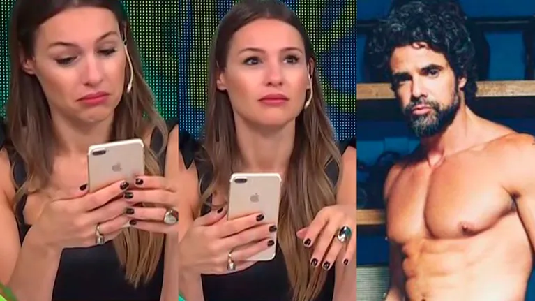La reacción de Pampita al ver las fotos de Luciano Castro desnudo