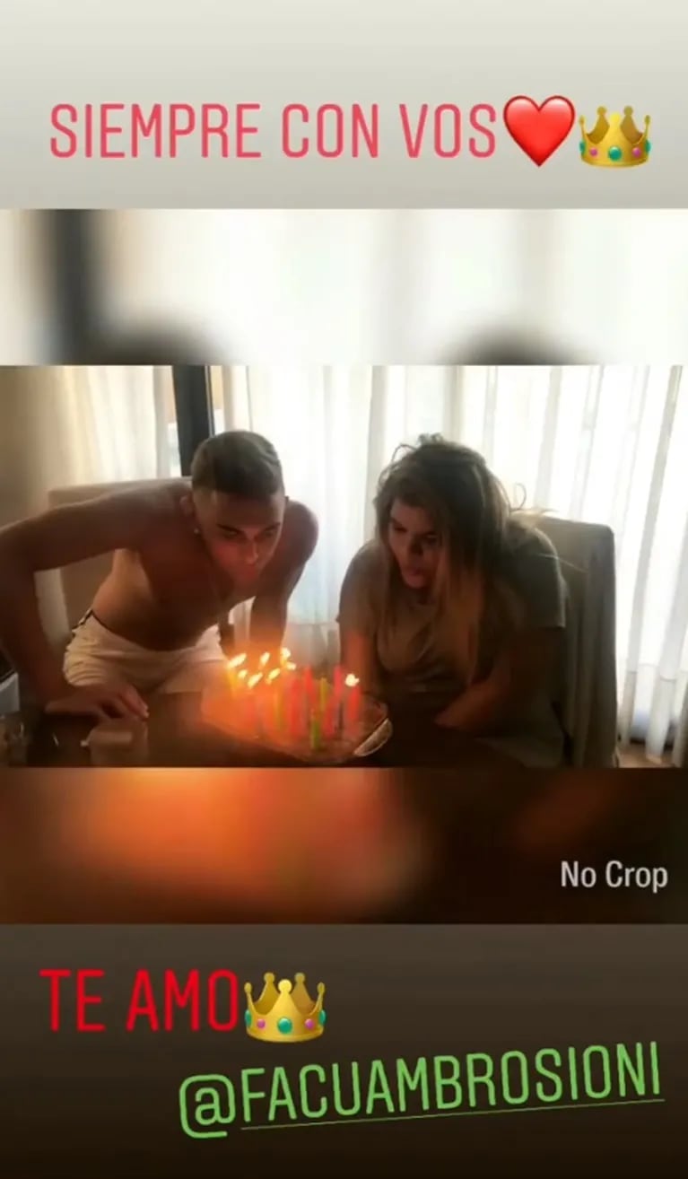 Morena Rial festejó su cumpleaños junto a su pareja: "Gracias por ser lo que sos, te amo"