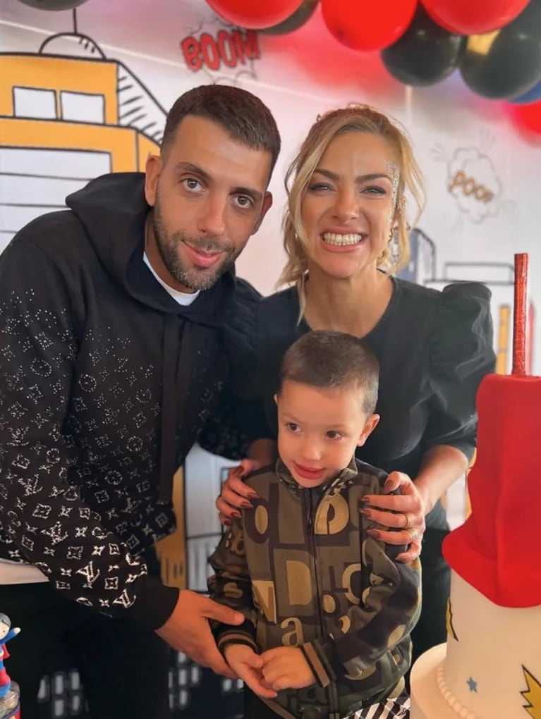 Ailén Bechara le festejó los cuatro años a su hijo en una fiesta con temática de superhéroes
