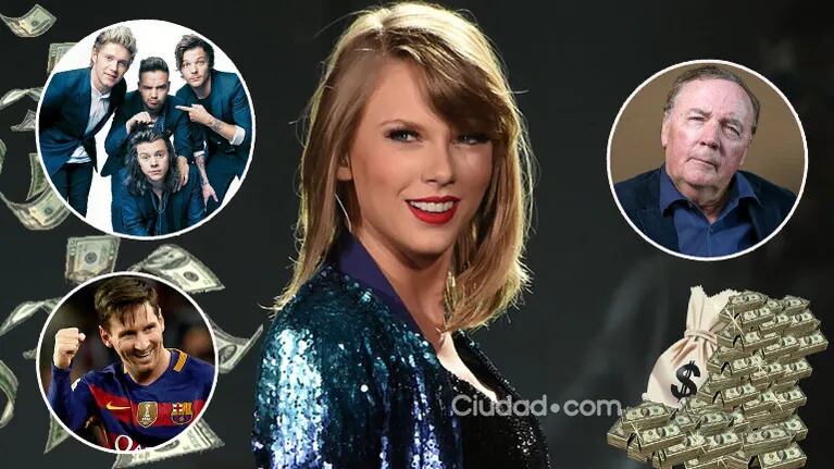 Taylor Swift encabeza el ránking de famosos mejores pagos del mundo según la revista Forbes. (Foto: AFP y Web)