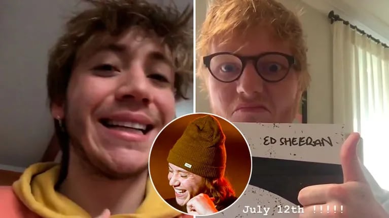 La reacción de Paulo Londra cuando Ed Sheeran confirmó que harán un tema juntos: Los sueños se cumplen