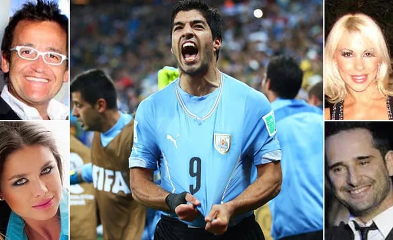 Uruguay le ganó 2 a 1 a Inglaterra. (Fotos: Web y FIFA.COM)
