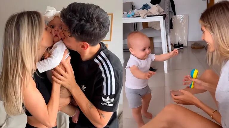 Cande Ruggeri compartió los primeros pasos de su hija Vita a los 10 meses: el emocionante video