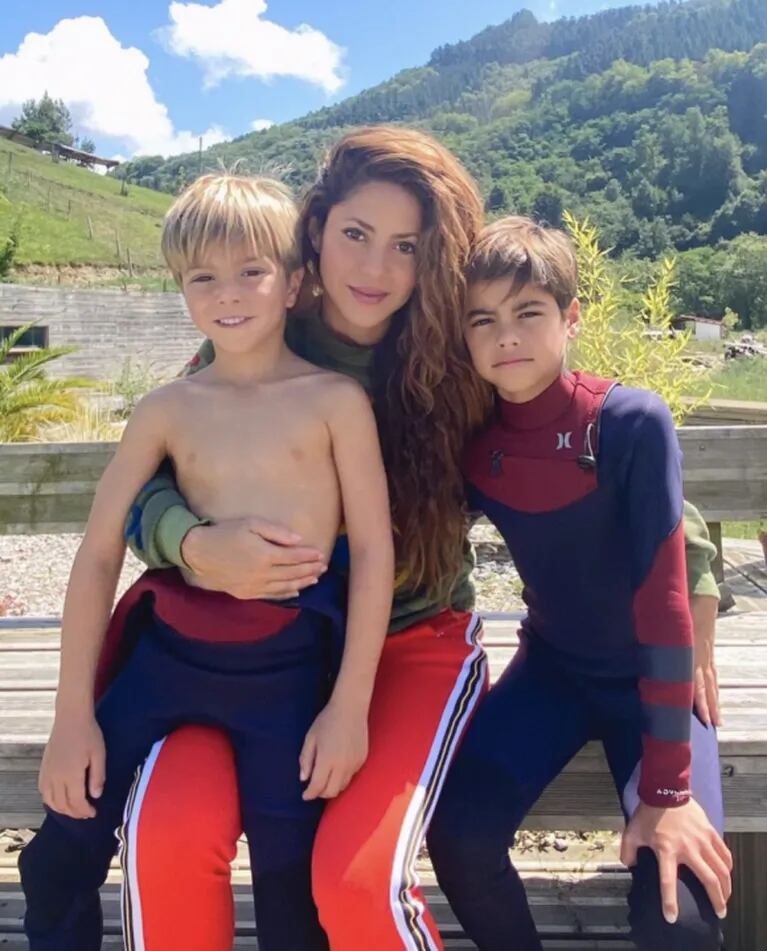 Shakira compartió una tierna foto con sus hijos y sorprendió: están súper grandes y cambiados
