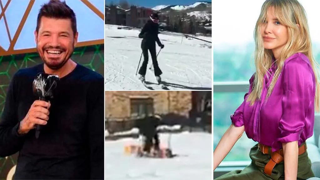 Marcelo Tinelli "escrachó" a Guille Valdés con un desopilante video de su accidentado día de esquí en Aspen