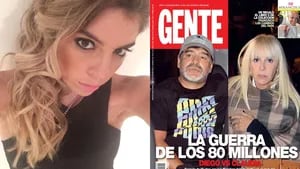 Dalma Maradona, indignada con la revista Gente (Fotos: Twitter y Gente). 