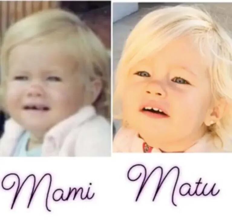 Luciana Salazar compartió una imagen en la que Matilda es... ¡idéntica a ella!