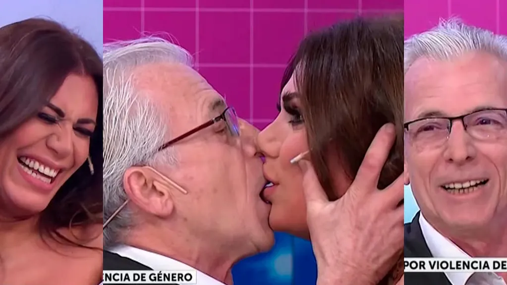 Gerardo Romano besó en vivo a Flor de la Ve