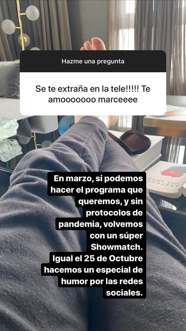Marcelo Tinelli anunció su regreso a la TV con un 'súper ShowMatch': "En marzo, si podemos hacer el programa que queremos"